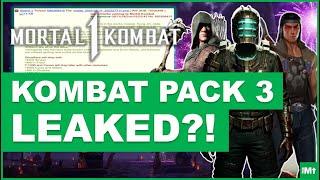 Mortal Kombat 1 KOMBAT PACK 3 LEAK Kombat Kids Dead Spaces Isaac Clarke Skins & More MK1 Leaks