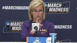 Kim Mulkey press conference Threatens suit over Washington Post expected story