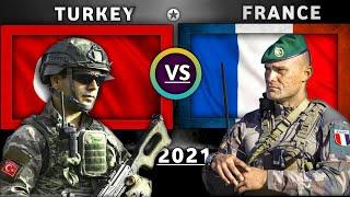 Turkey vs France Military Power Comparison 2021