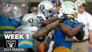 Las Vegas Raiders vs. Los Angeles Chargers Game Highlights  NFL 2024 Season