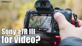 Is the Sony a7rIII worth it for video?