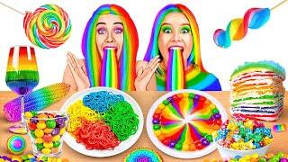 RAINBOW HACKS  Mystery Buttons Challenge Pop It DIY’s And Crafts by 123 GO FOOD