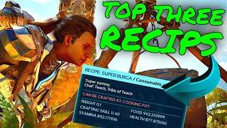 How To Make The TOP 3 RECIPES IN Ark Survival Ascended Overpowered Stats Recipes