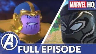 Black Panther vs. Thanos  LEGO Marvel - Black Panther Trouble in Wakanda ALL EPISODES