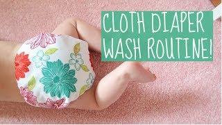 Super Simple Cloth Diaper Wash Routine