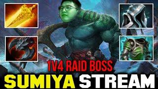 One vs Four Raid Boss Watermelon  Sumiya Stream Moments 4491