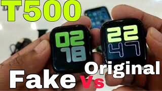 Apple Watch Clone T500 Fake VS Original Complete Comparison detailed Video 2020