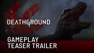 Deathground Gameplay Teaser Trailer  Dinosaur Survival Horror  2023