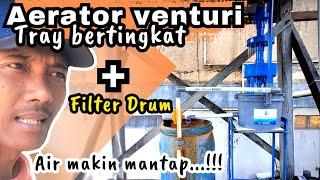 Proses oksidasi makin baik setelah ditambah tray aerator venturi system