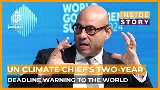 Why has UN climate chief set the world a two-year deadline?  Inside Story