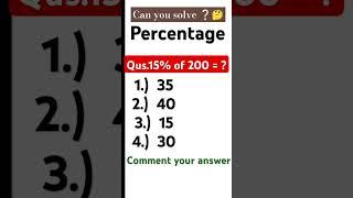 Percentage questions #ssc #cgl #mathstricks #adityranjansir