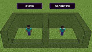 steve vs herobrine