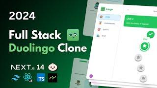 Build a Duolingo Clone With Nextjs React Drizzle Stripe 2024