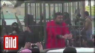 ISIS zeigt Peschmerga-Gefangene in Käfigen - Propaganda-Video Kurdish hostages in cages