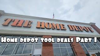 Home depot tool deals Part 1 August