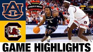 #13 Auburn vs #11 South Carolina Highlights  NCAA Mens Basketball  2024 College Basketball