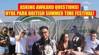 TRICK QUESTIONS VS UK PUBLIC  Hyde Park British Summer Time Festival