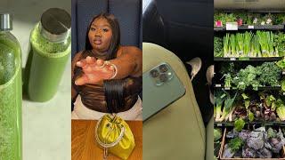 VLOG  Sunday Reset Hygiene Pick-Ups Hair Refresh Juicing Class Pass & More