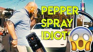 Pepper Spray Idiots  Road rage