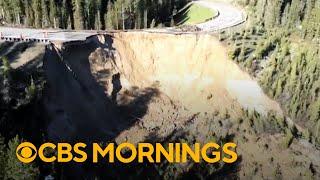 Part of Wyoming road collapses causing major impact on local tourism