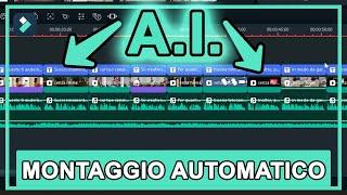 Creare un video in automatico con l A.I.  Wondershare Filmora Tutorial