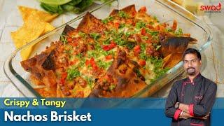 How to make Nachos Brisket at home  Veg Baked Cheesy Nachos  आसान होम मेड़ नाचोज़ बनाने की रेसिपी