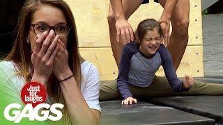 Little Girl is Forced to Do the Splits