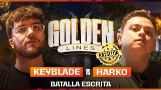 KEYBLADE VS HARKO ÉPICA BATALLA ESCRITA GOLDEN LINES 2024