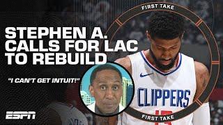 CLEAN HOUSE  Stephen A. INSISTS the LA Clippers break up their Big 3  First Take
