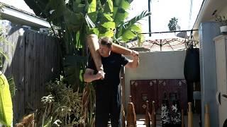 Learn complex movements with large wooden Indian clubs.