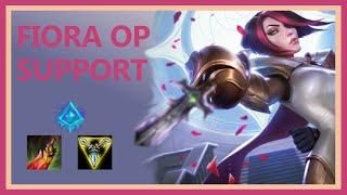 Glacial Augment Fiora Support A-Z All Champions as Support Series