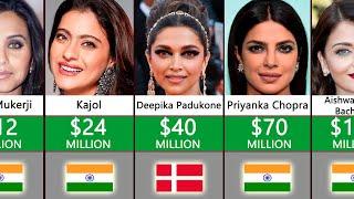 Comparison Richest Actresses 2023 Bollywood