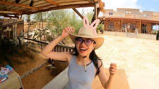 Found a Vietnamese Cowgirl at the Western Ghost Town