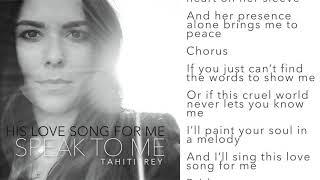 His Love Song for Me  Lyric Video  Tahiti Rey