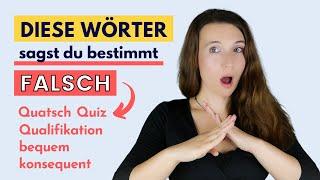 QQu richtig sagen AKZENTFREI sprechen & AUSSPRACHE lernen Deutsch B1 B2 C1 C2