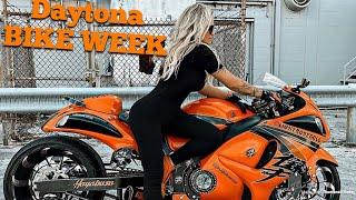 **Best Female Biker**  DAYTONA BIKE WEEK 2021 ‍️ VLOG  LIGHTROSEGOLD HAYABUSA