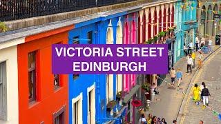 6. Exploring Victoria Street and West Bow in Edinburghs Old Town - Edinburghs Prettiest Streets?