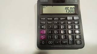 How to use Tax+ and Tax- button in Calculator in Hindi and Urdu