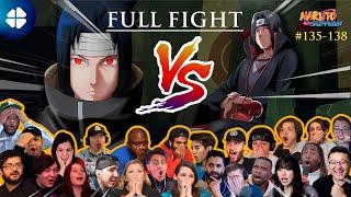 ITACHI vs. Sasuke 23+ People React FULL FIGHT MEGA Reaction Mashup  Shippuden 135-138 