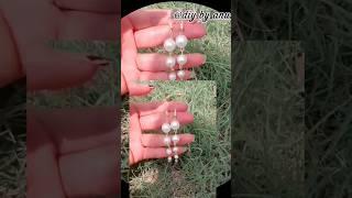 diy new easy party wear earrings making at home #new #trending #diy by anushka