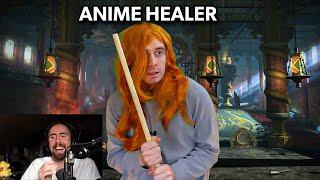 Anime Healers VS MMO Healers  Asmongold Reacts to Josh Strife Hayes