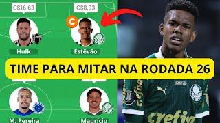 MITAMOS 94 PONTOS MEU TIME PARA MITAR NA RODADA 26  - CARTOLA FC 2024