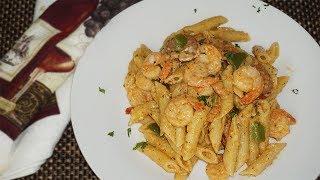 Super EASY Cajun Shrimp and Sausage Pasta Recipe How To Make Cajun Shrimp and Sausage