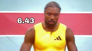 Noah Lyles 6.43 Christain Coleman  Mens 60 Meter Finals  USATF Indoor Championship 2024