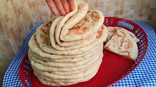 YUMUŞAKLIKTA REKOR KIRAN BAZLAMA EKMEK TARİFİ   BAZLAMA EKMEK NASIL YAPILIR