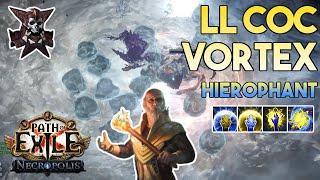 3.24 CoC Archmage Vortex of Projection Build  Hierophant  Necropolis  Path of Exile 3.24