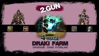 Knight Online  4 Mage ile Draki Farm  Upgrade - Shell Kırma... Bonus UTC BOX  #2Gün