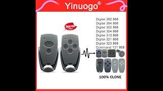 Yinuogo - YNG174 - How to clone Marantec Digital 382 384 313 321 312 868 garage remote control ?