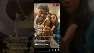 Jania Meshell On Ig Live With Ybn Almighty Jay & His Clout Chasing Friends FUNNY 6120