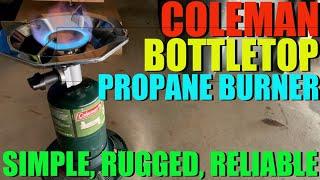 Coleman Bottletop Propane Burner - Cheap and Effective